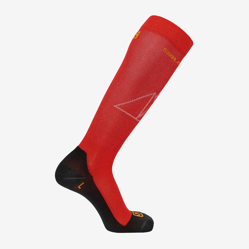 Calcetines Salomon Hombre Rojas - Salomon Argentina QST ,591067-EPC